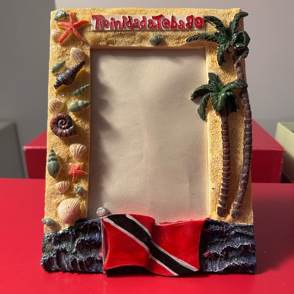 Trinidad & Tobago Beach Themed Picture Frame